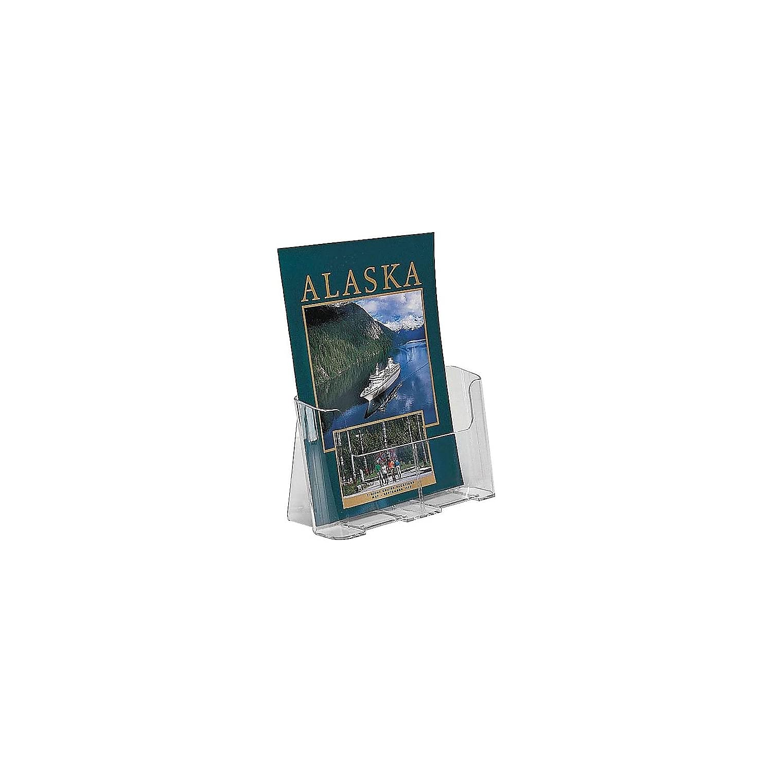 Foto 4 pulgar | Soporte Para Literatura Staples 474429, Plástico Transparente, 23 X 24 X 9 Cm - Venta Internacional.