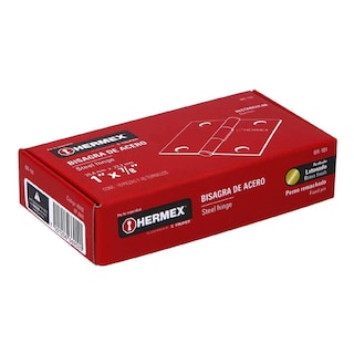Foto 3 | Bisagra Rectangular 1'' Acero Latonado Hermex Br-101