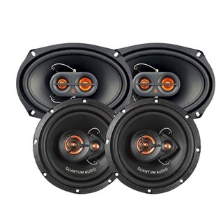 Foto 1 | Paquete Bocinas Quantum 6.5 Pulgadas Y 6x9 Qs65 + Q69