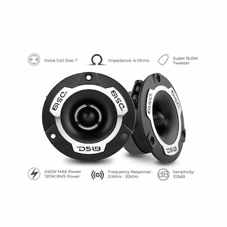 Foto 2 | Bocinas Ds18 Pro-twx1 Super Tweeter color Plata