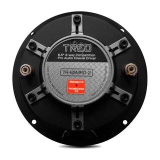 Foto 3 | Bocina Treo TR-65MRD-2 color Negro Medio Rango 6.5 Pulgadas 1200 Watts 4 Ohms con Driver