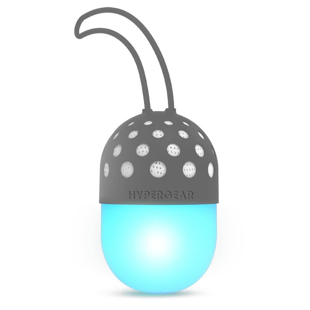 Bocina Bluetooth Led Gris Hypergear