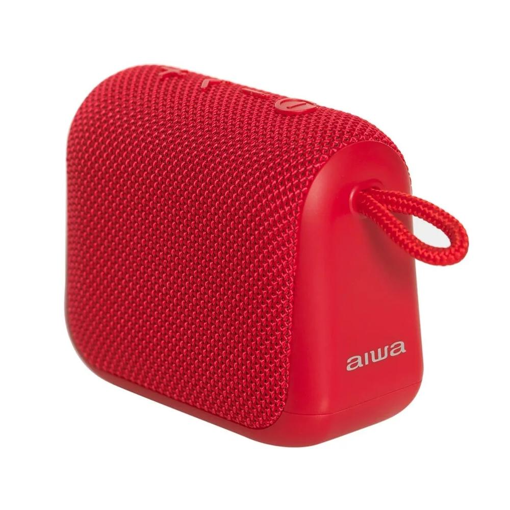 Foto 3 pulgar | Bocina Aiwa AWKF3R Roja Inalámbrica Resistente al Agua Bluetooth