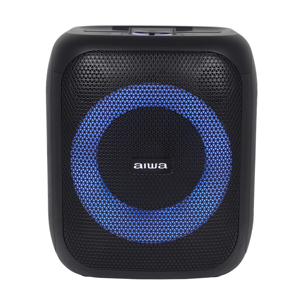 Bocina Portátil Aiwa 200 W con bluetooth Negro