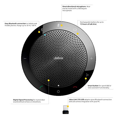 Foto 6 pulgar | Altavoz Jabra Speak 510+ Ms Usb Bluetooth - Venta Internacional