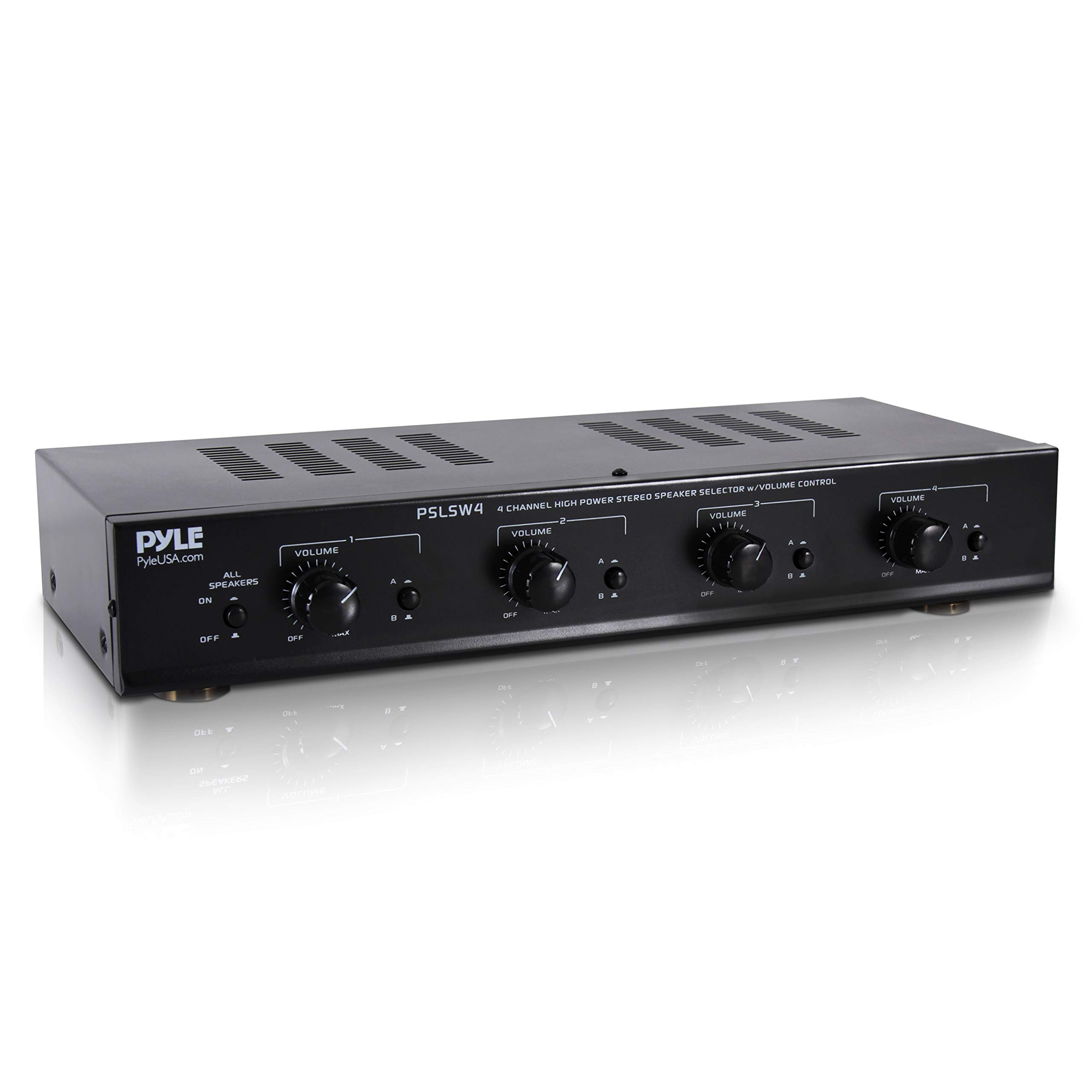 Foto 2 pulgar | Interruptor Selector De Altavoces Pyle Pslsw4 4 Canales 100 W Negro - Venta Internacional.