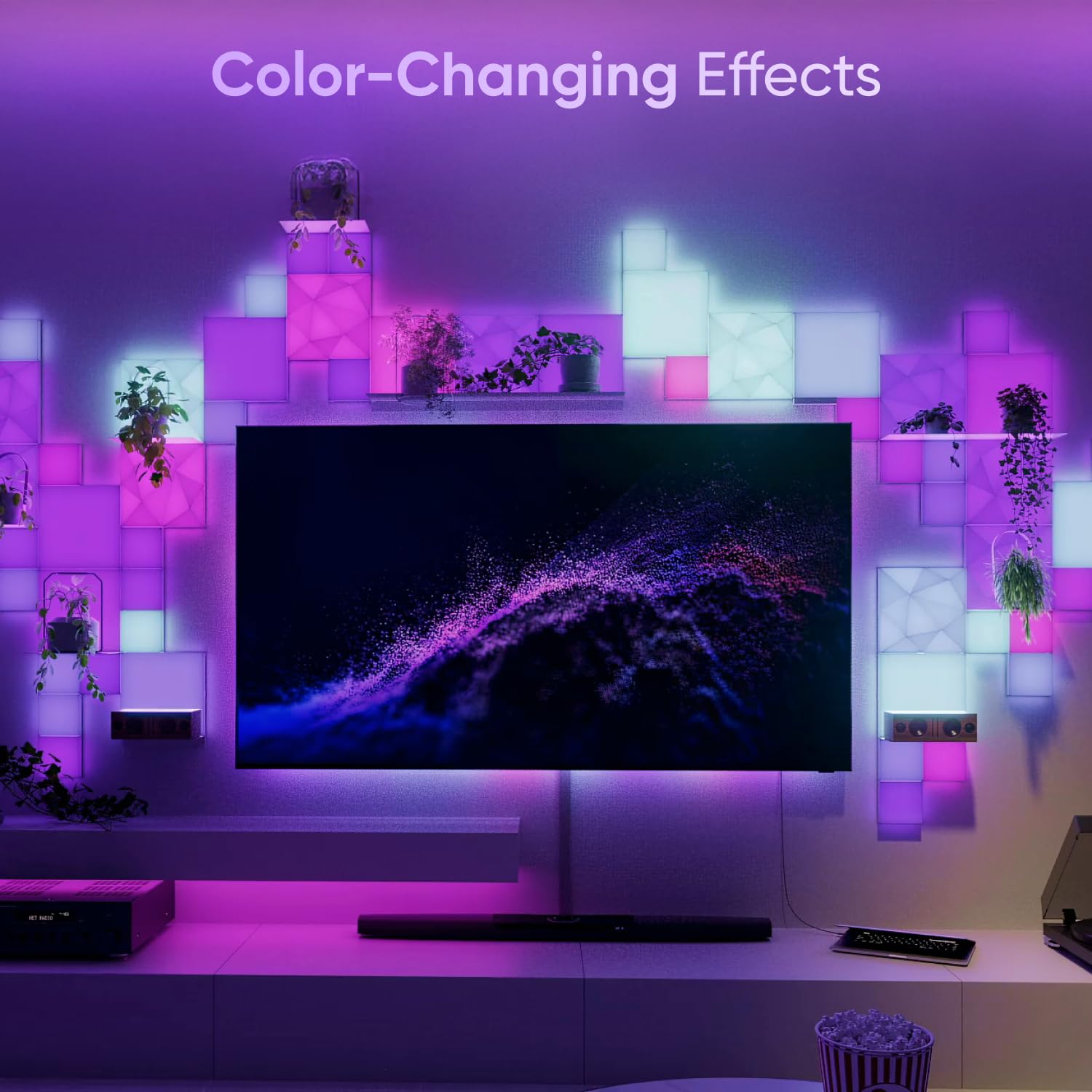 Foto 5 | Panel De Iluminación Nanoleaf Blocks Combo Xl Smarter Kit 9 Paneles - Venta Internacional.