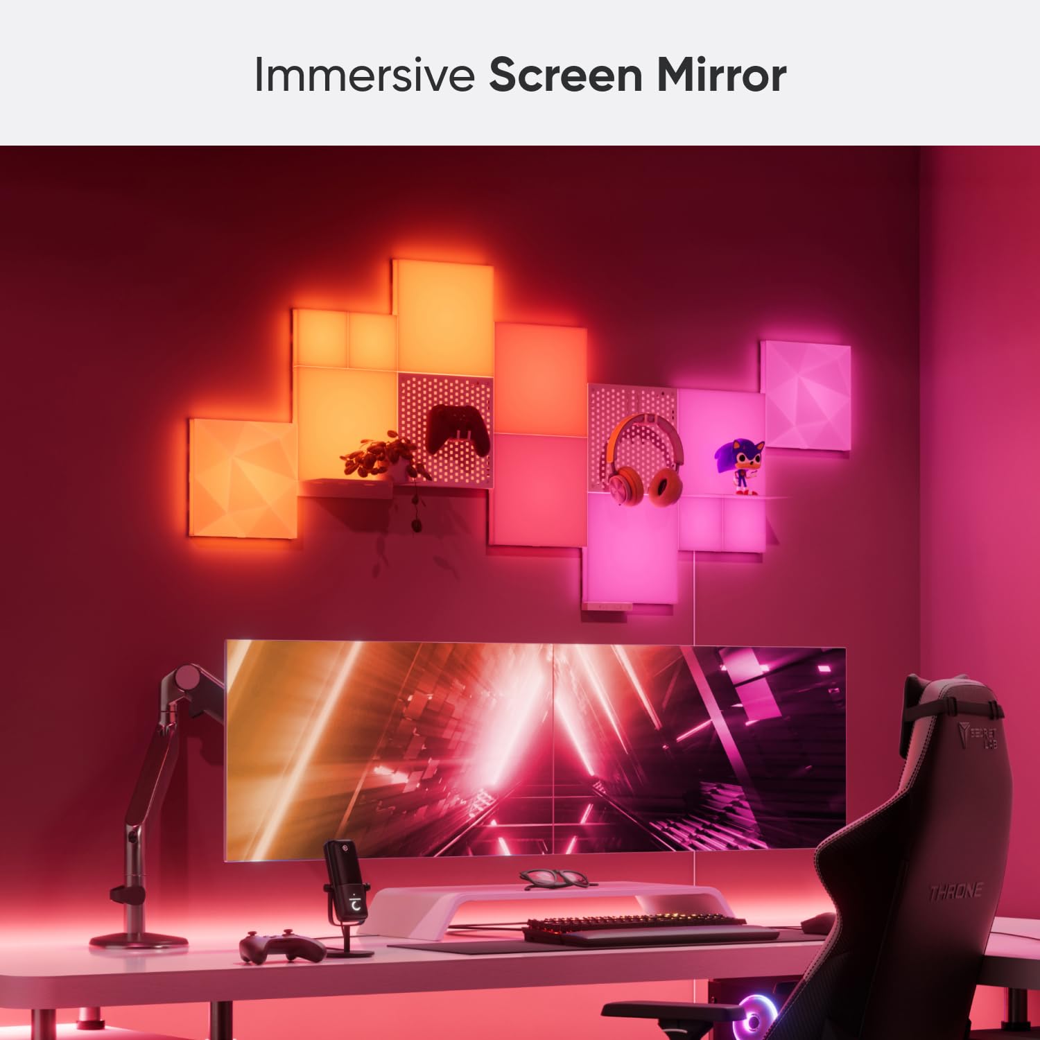 Foto 6 | Panel De Iluminación Nanoleaf Blocks Combo Xl Smarter Kit 9 Paneles - Venta Internacional.