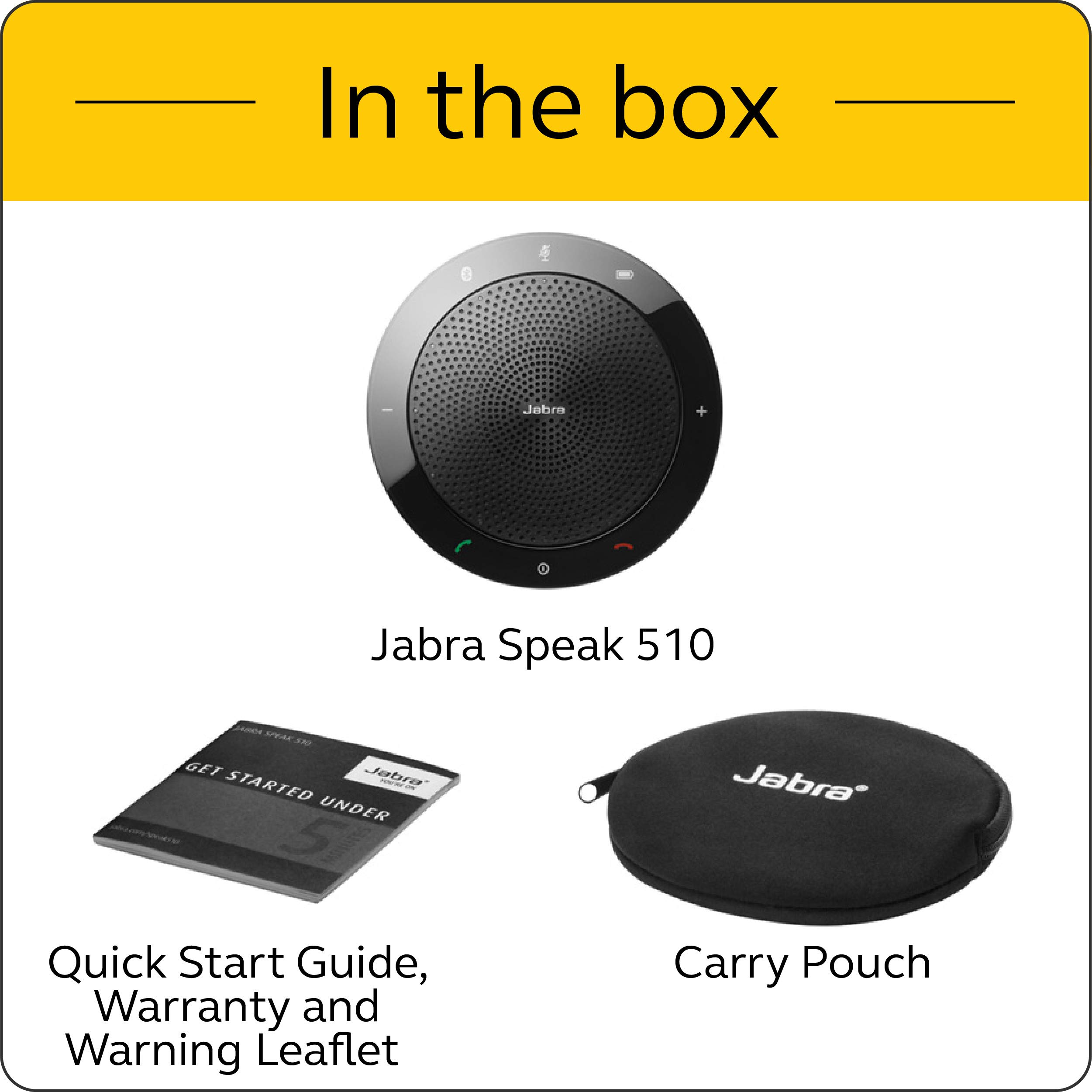 Foto 7 pulgar | Altavoz Bluetooth Inalámbrico Jabra Speak 510 Ms Negro - Venta Internacional.