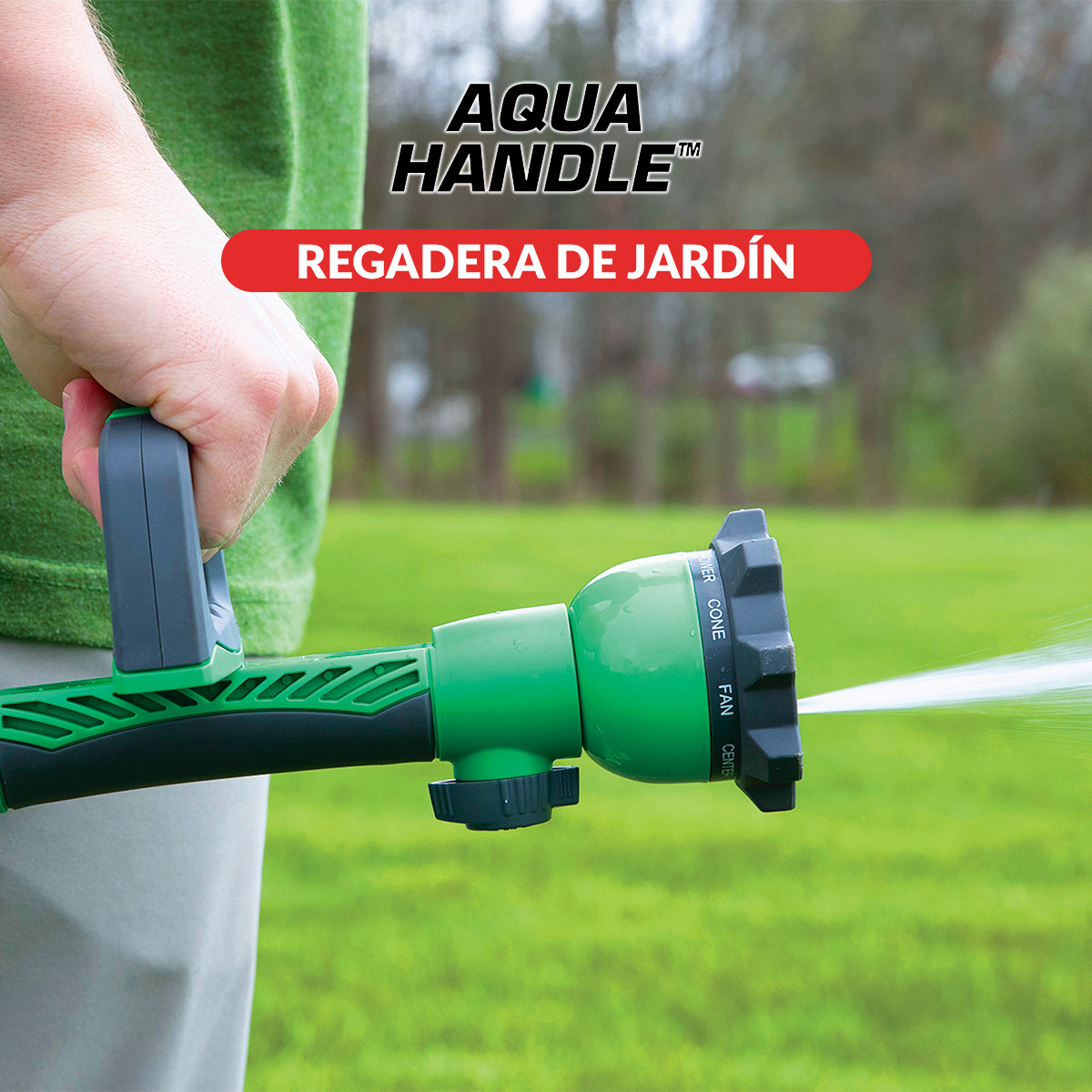 Foto 6 | Manguera 15m y Agarradera Movible Tv Ofertas Pocket Hose Y Aqua Handle Color Negro Dúo Jardín Con 6 Niveles de Intens