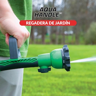 Foto 6 | Manguera 15m y Agarradera Movible Tv Ofertas Pocket Hose Y Aqua Handle Color Negro Dúo Jardín Con 6 Niveles de Intens