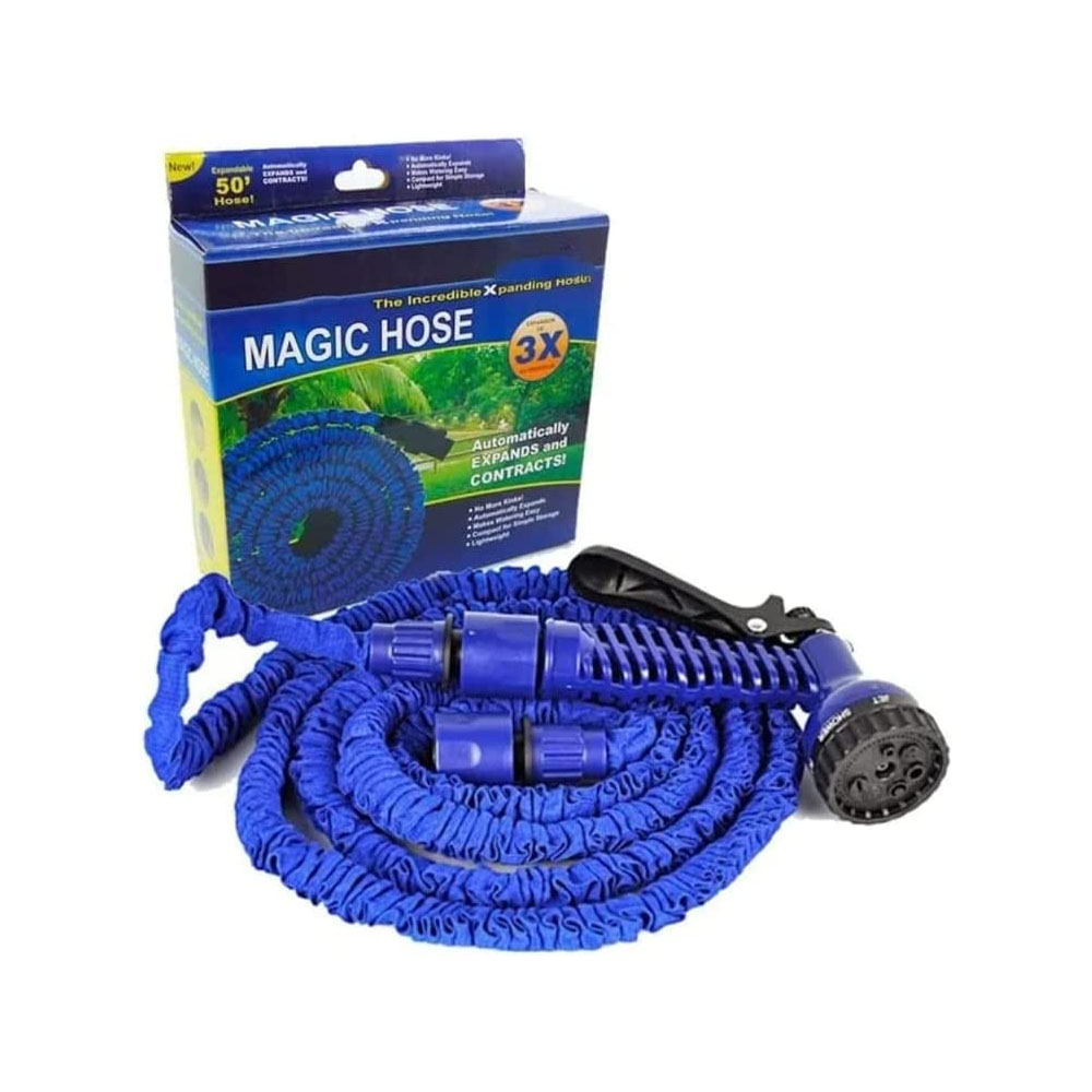 Foto 1 | Manguera Expandible Jardín Pistola Aspersor Retráctil 30m color Azul