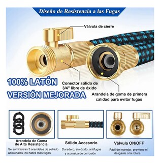 Foto 3 | Manguera Extensible de Jardín 15 m Eo Safe Imports ESI-388 Multicolor