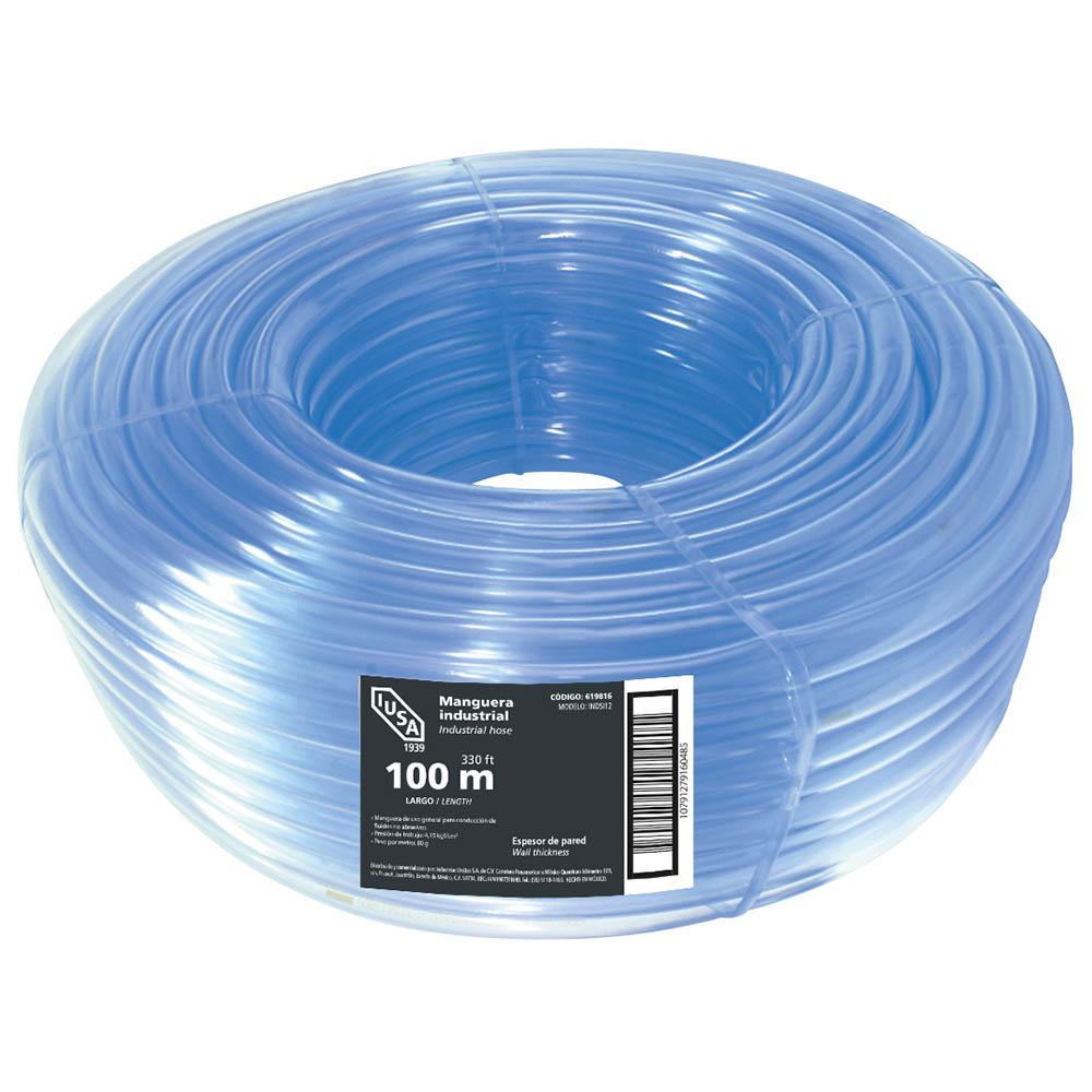 Rollo de Manguera Industrial Estándar Iusa 100 M De 3/4''
