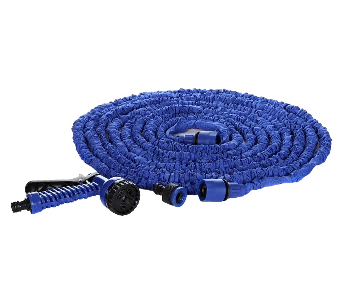 Foto 2 pulgar | Manguera Expandible Flexible 30 Mts 100 Ft C Aspersor Jardin Color Azul