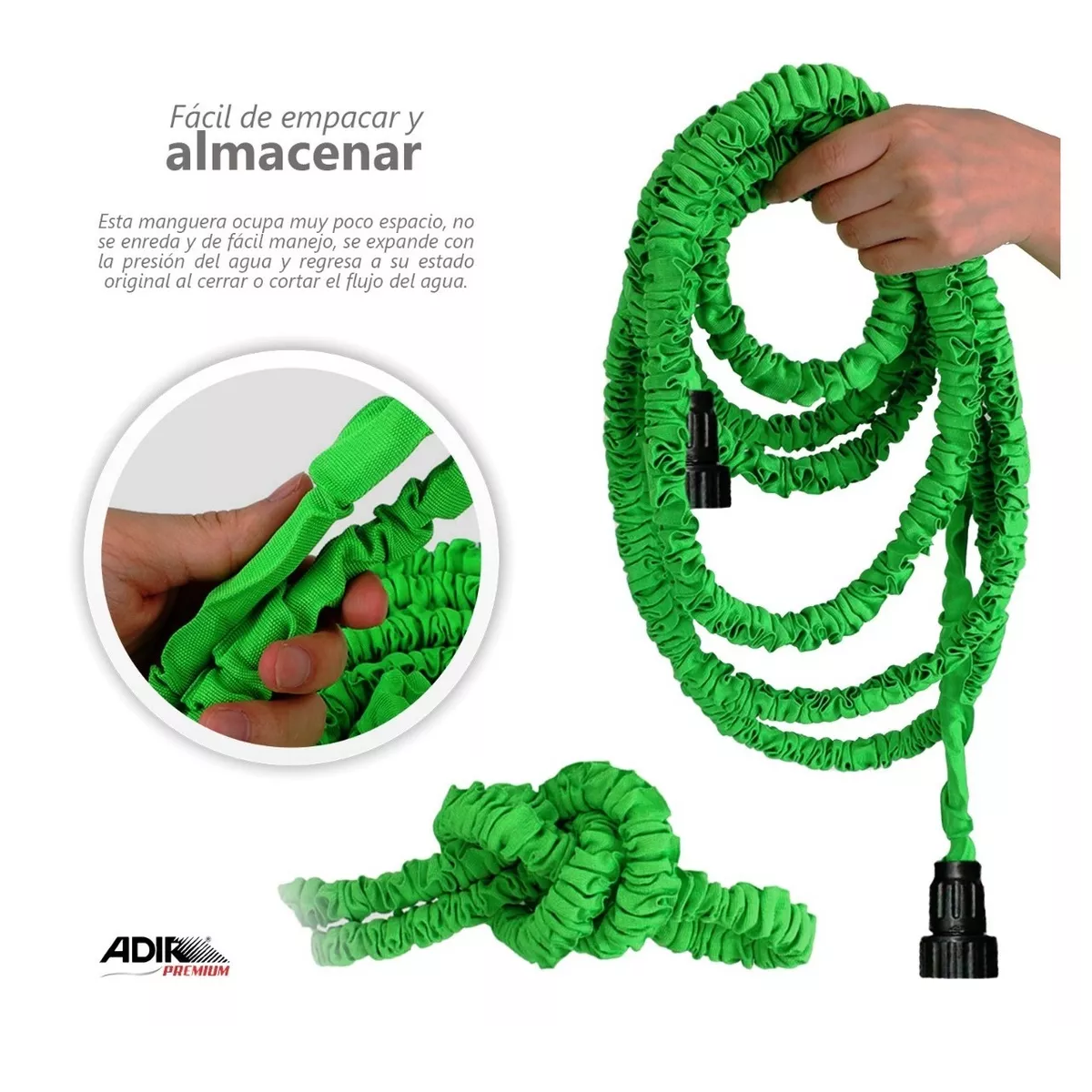 Foto 4 pulgar | Manguera Expandible Compacta Con Pistola Eo Safe Imports Esi-5290-1 Verde