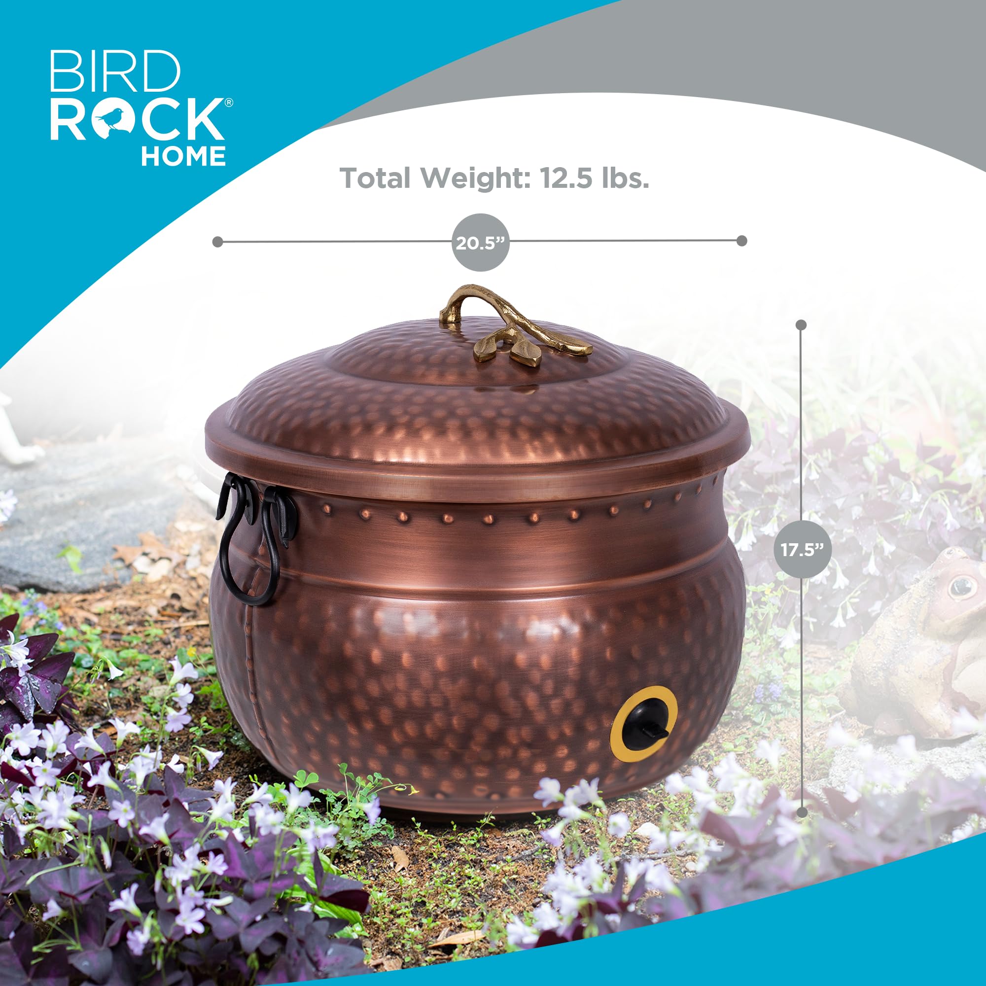 Foto 4 pulgar | Soporte Para Manguera De Agua Birdrock Home, Maceta Decorativa De Metal De 200 Pies - Venta Internacional.