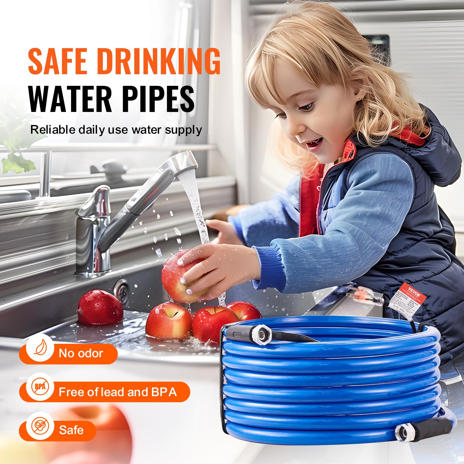 Foto 4 | Manguera de Agua Caliente VEVOR 50 Pies - Venta Internacional