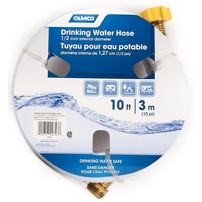 Manguera De Agua Camco Tastepure De 10 Pies Para Barco Rv  1/2 Pulgada  Id Nsf Cert - Venta Internacional. $665