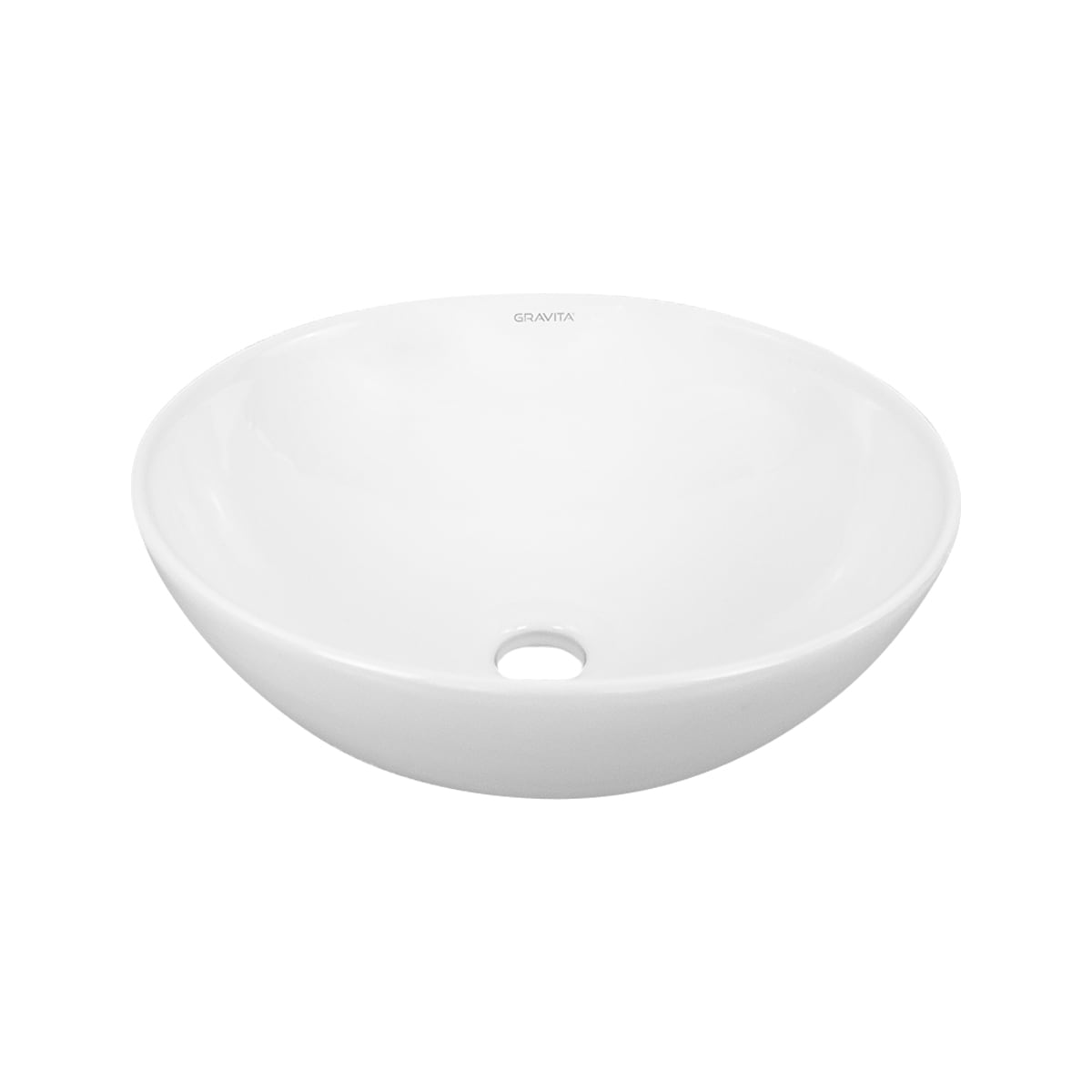 Lavabo de Cerámica Gravita LA 1805 166 color Blanco $999