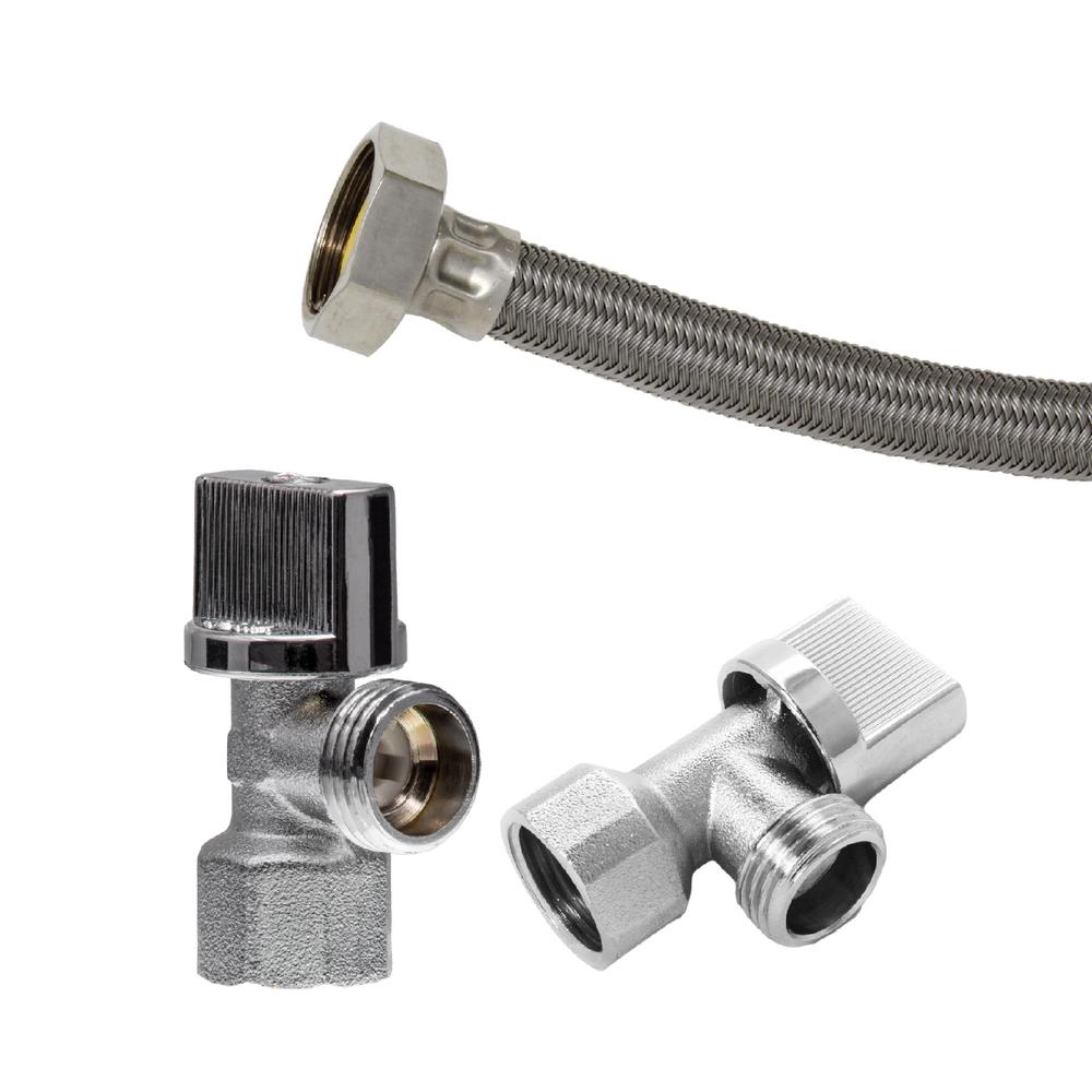 Foto 4 pulgar | Kit De Mangueras Y Válvulas Para Lavabo Kde-flai-01 Miber