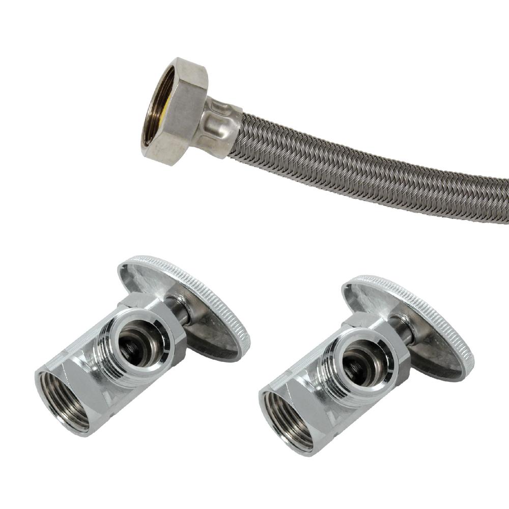 Foto 4 pulgar | Kit De Mangueras Y Válvulas Para Lavabo Residencial Miber