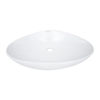 Foto 3 | Lavabo de Cerámica Ovalado sin Rebosadero Gravita Blanco