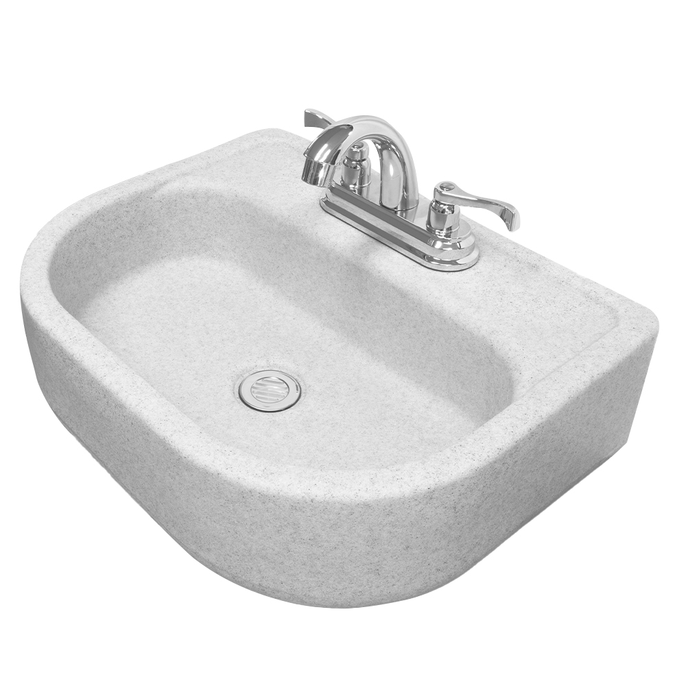Foto 3 pulgar | Lavabo Color Poligranito Con Mezcladora