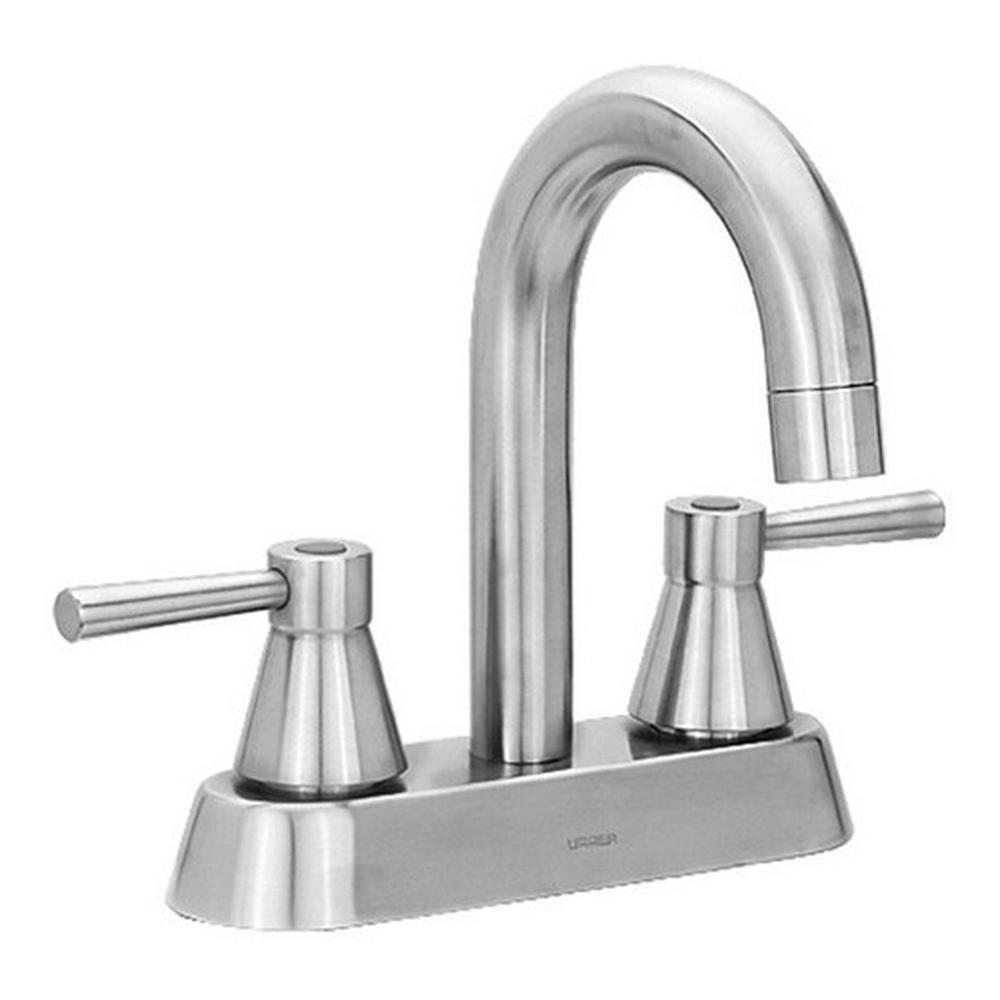 Mezcladora Para Lavabo 4'' Acero Inoxidable Urrea 73inox