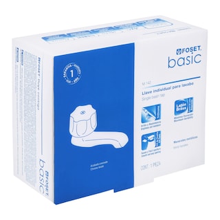 Foto 1 | Llave Individual Foset Basic para Lavabo Maneral Metálico