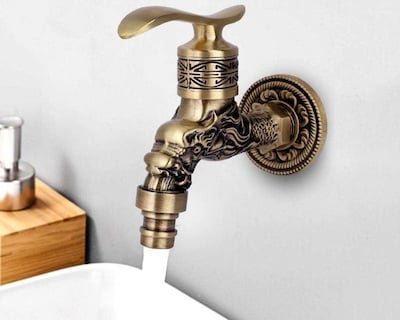 Foto 4 | Grifo de Agua para Pared De Latón