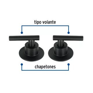 Foto 3 | Juego de 2 Manerales para Regadera Eo Safe Imports ESI-10405 Negros