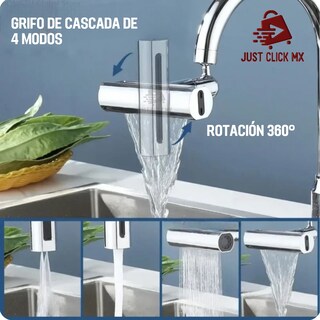 Foto 2 | Llave De Agua Grifo De 4 Modos 360 Para Cocina O Baño
