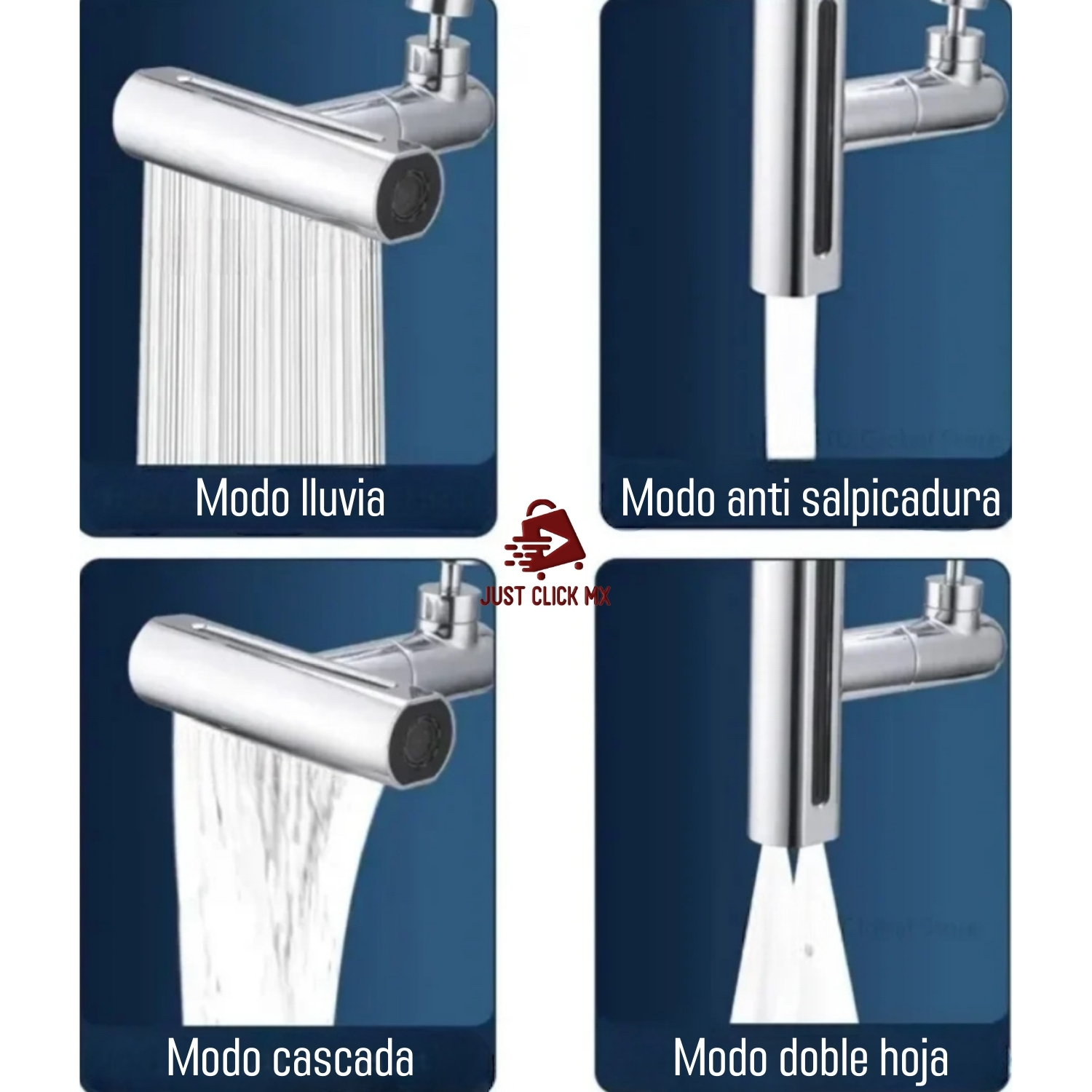 Foto 5 pulgar | Llave De Agua Grifo De 4 Modos 360 Para Cocina O Baño