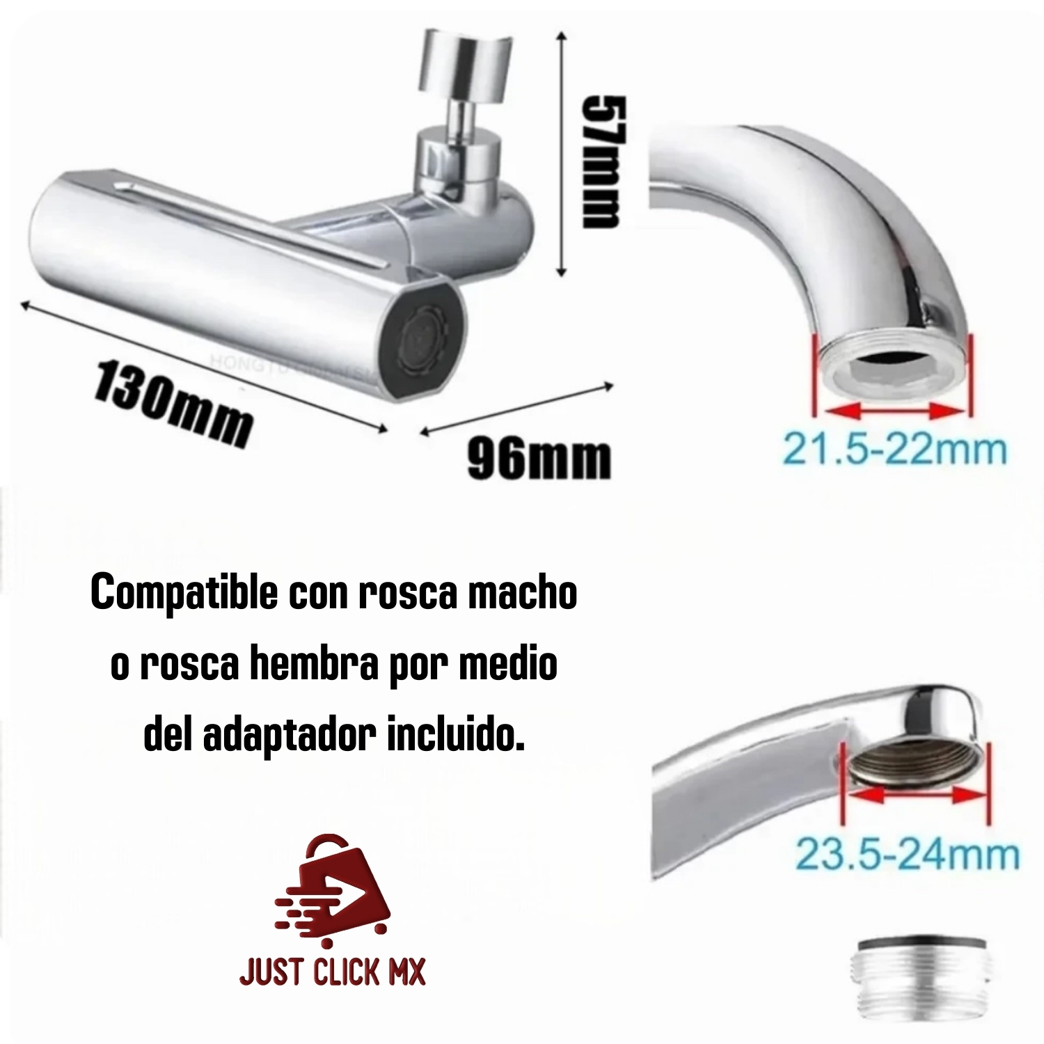 Foto 6 pulgar | Llave De Agua Grifo De 4 Modos 360 Para Cocina O Baño