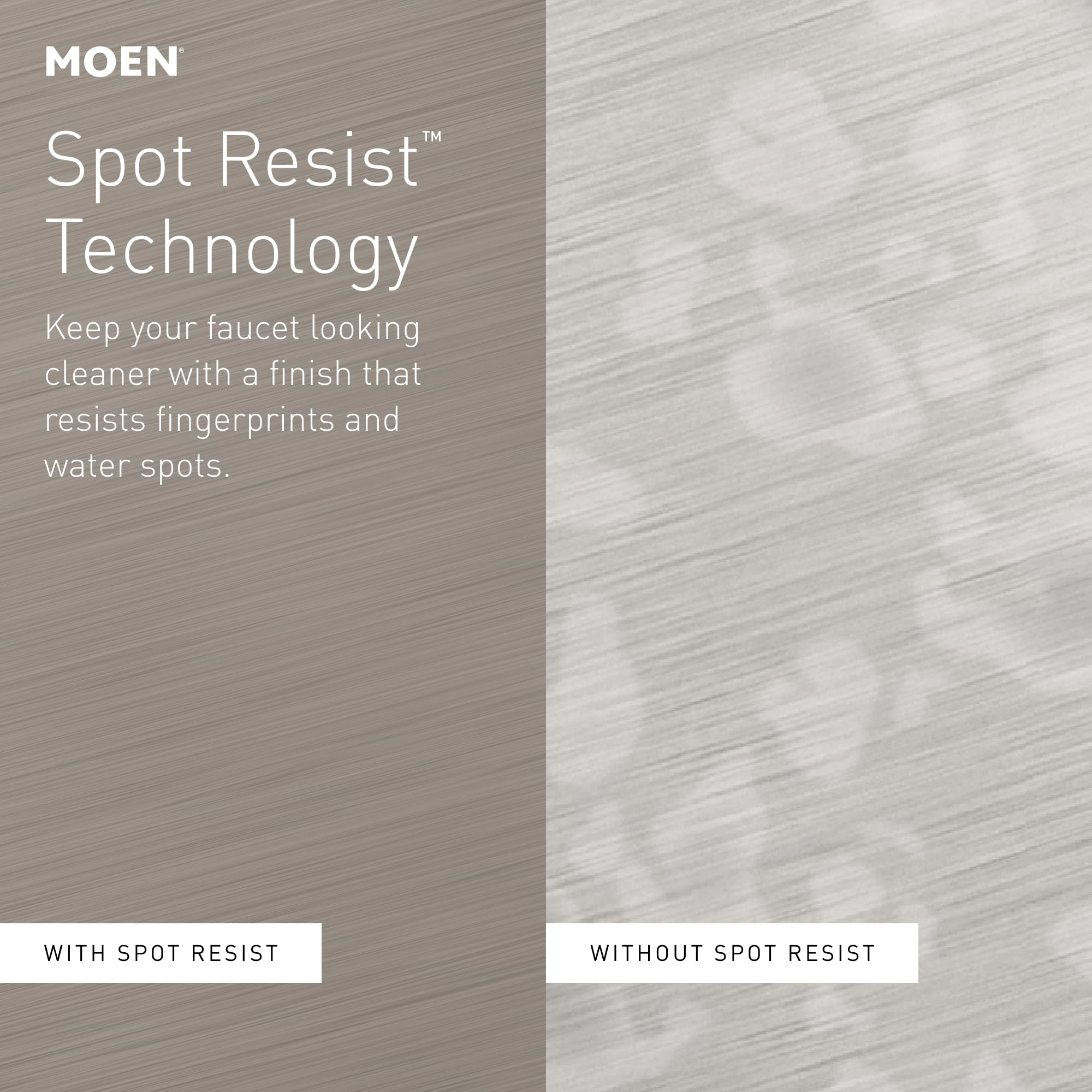 Foto 6 | Grifo De Baño Moen Ronan Spot Resist En Níquel Cepillado - Venta Internacional.