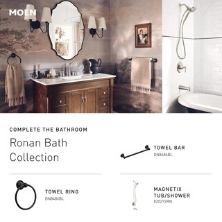 Foto 7 | Grifo De Baño Moen Ronan Spot Resist En Níquel Cepillado - Venta Internacional.