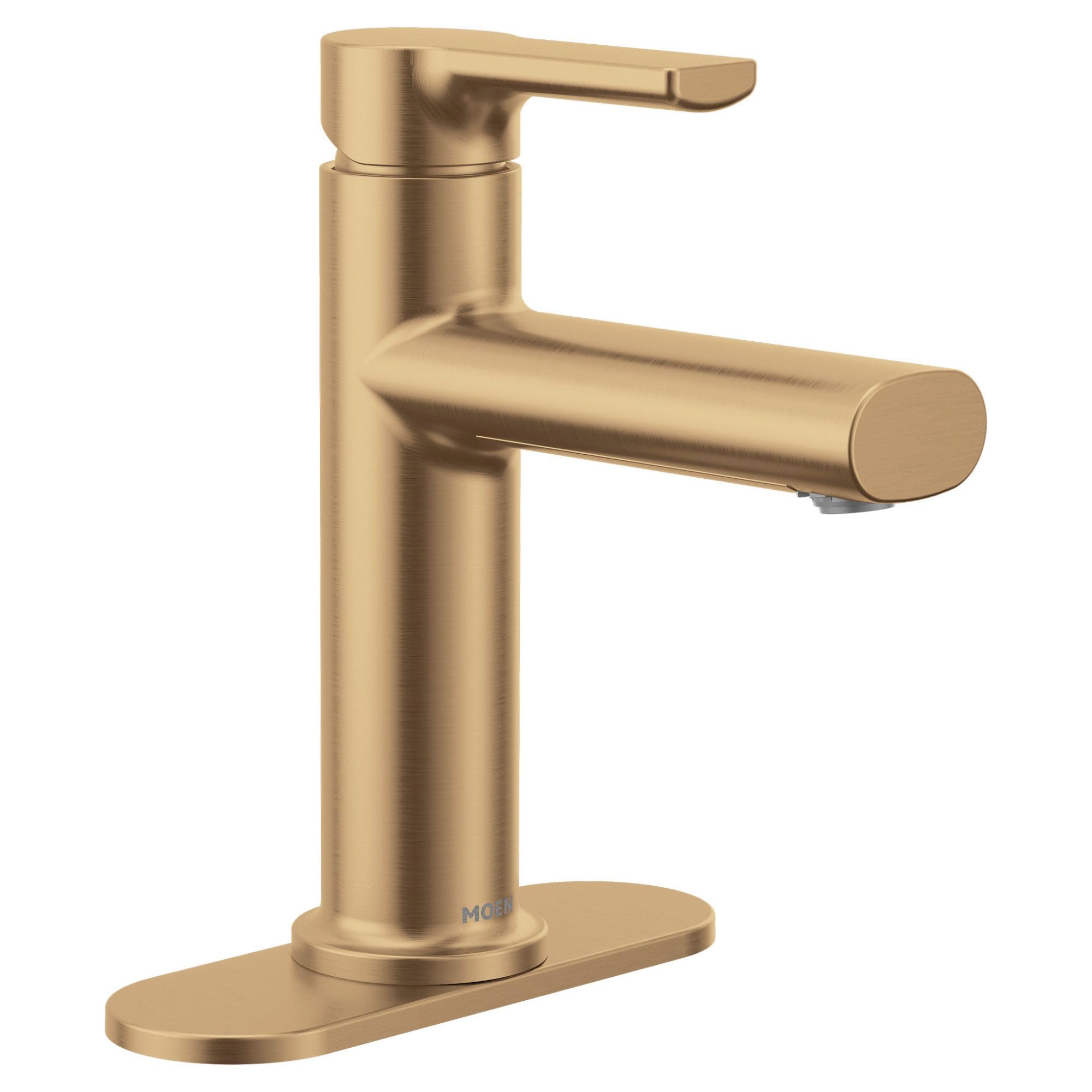 Foto 6 pulgar | Grifo Para Lavabo De Baño Moen Meena, Dorado Bronceado, De Una Sola Manija - Venta Internacional.
