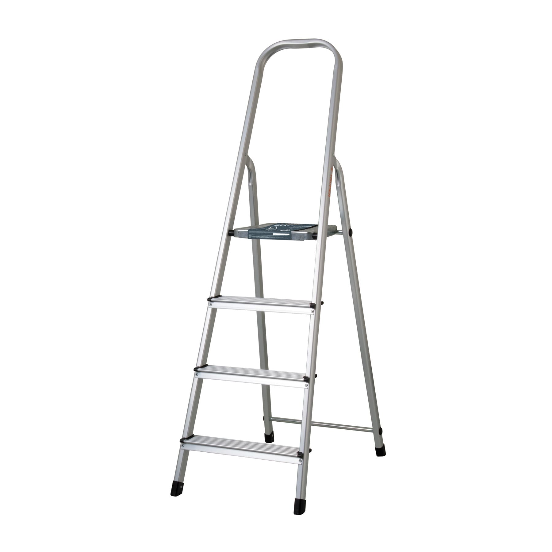 Foto 2 pulgar | Escalera Tubular Plegable 4 Peldaños Aluminio Truper Estu-4a Plata