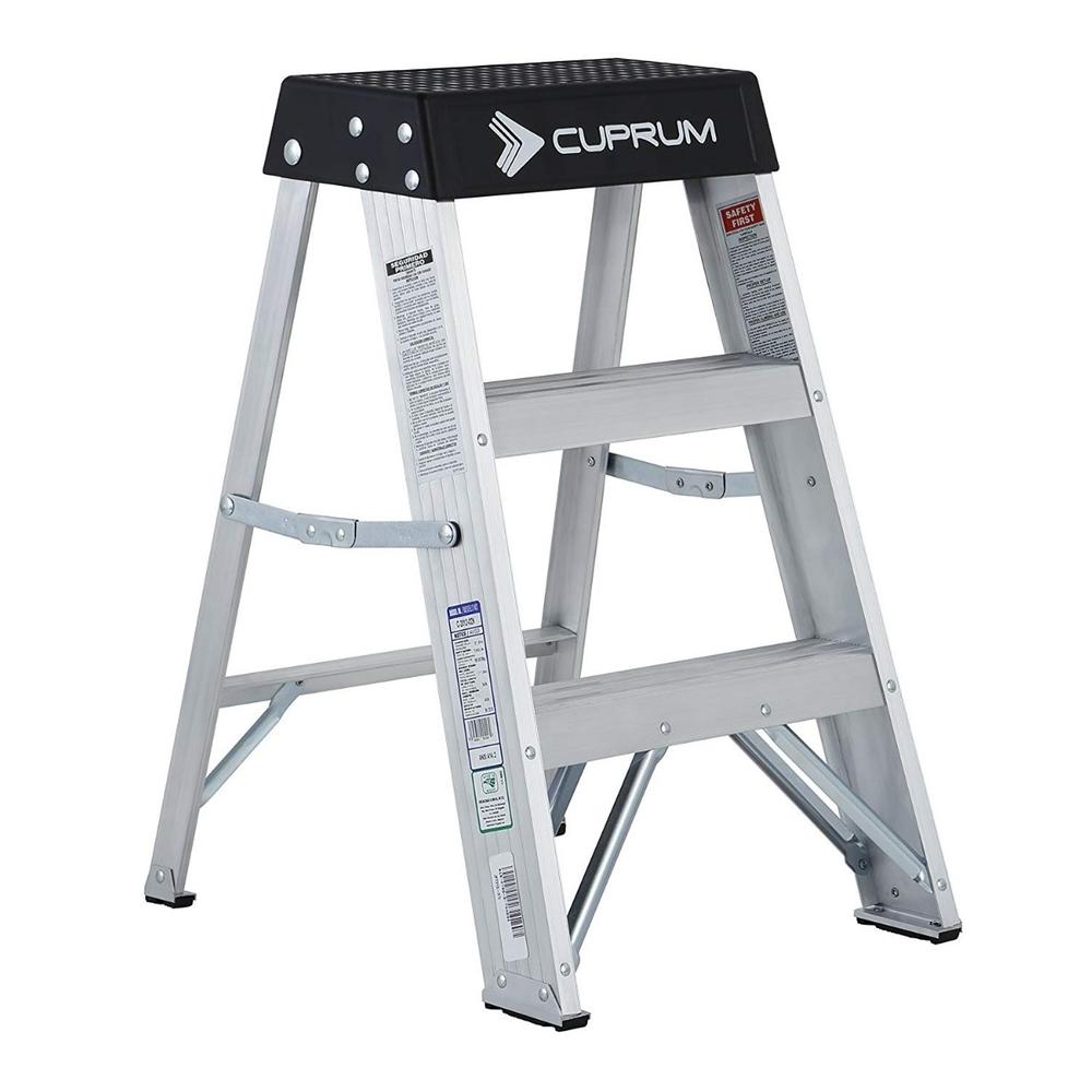 Foto 1 | Escalerita De Aluminio De Uso Industrial C-2012-02n 136kg Cuprum
