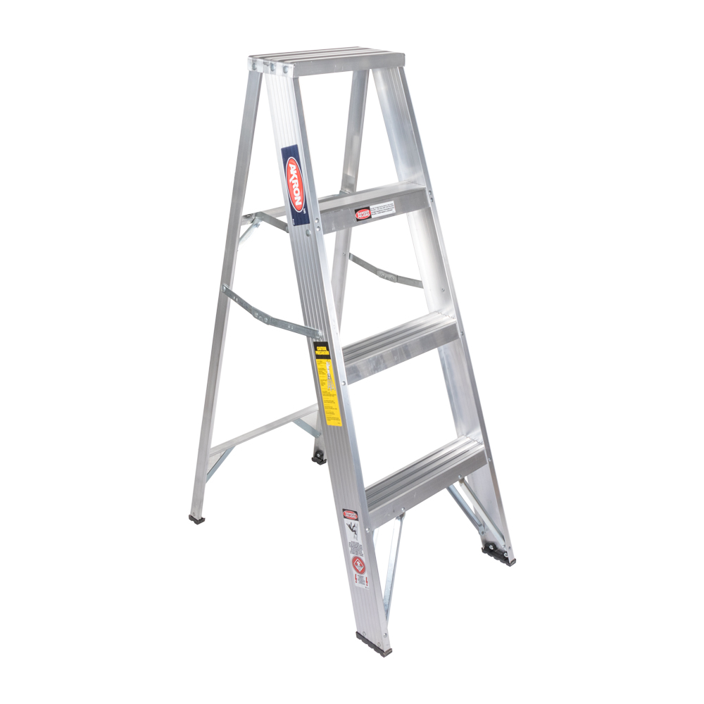 Escalera De Tijera Akron 3 Escalones 1.22mts De Aluminio