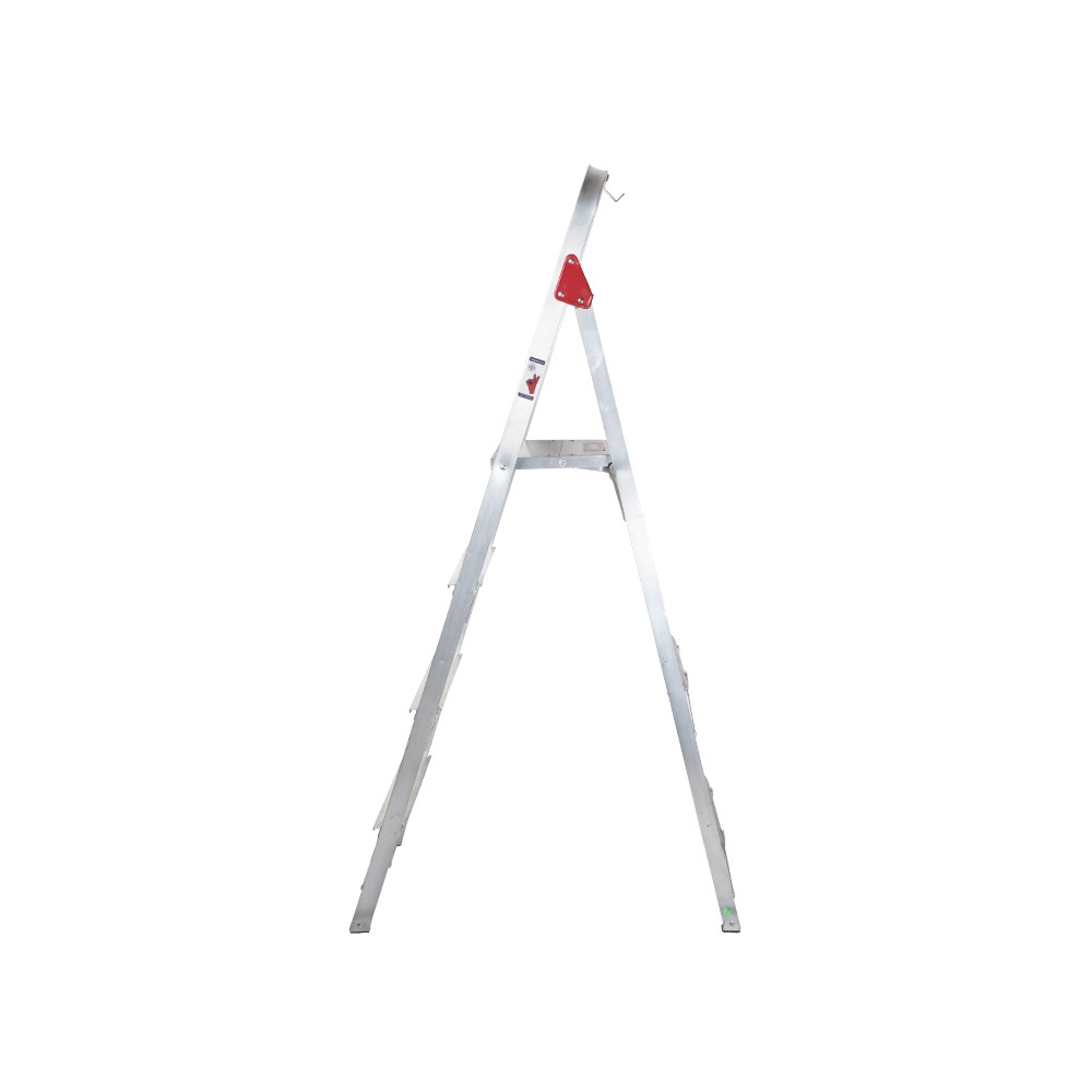 Foto 4 pulgar | Escalera Tubular Plegable Akron 3 Escalones 1.86 Mts C/barandal Y Plataforma De Aluminio