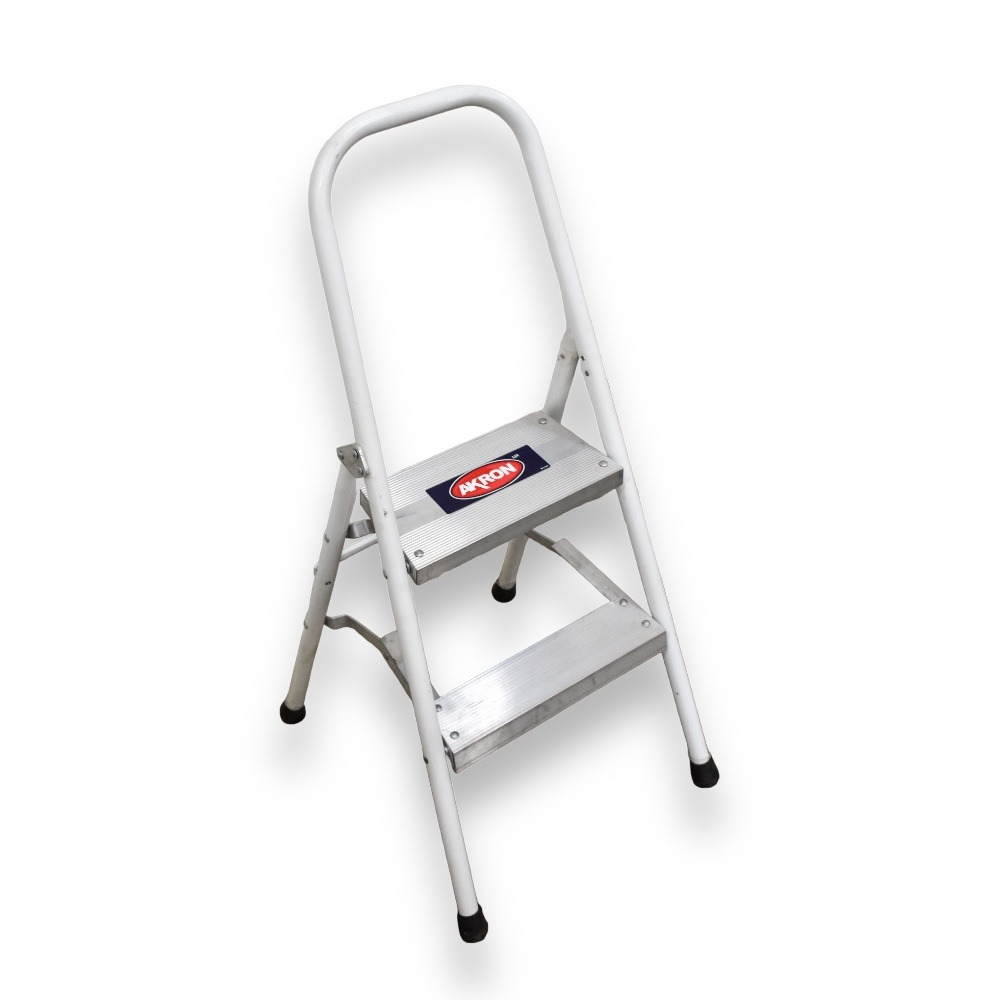 Foto 1 | Escalera Taburete Plegable Akron 2 Escalones 1.22mts  Con Barandal De Acero