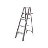 Escalera De Tijera Akron 4 Escalones 1.52mts De Aluminio