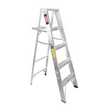 Escalera De Tijera Akron 4 Escalones 1.52mts De Aluminio