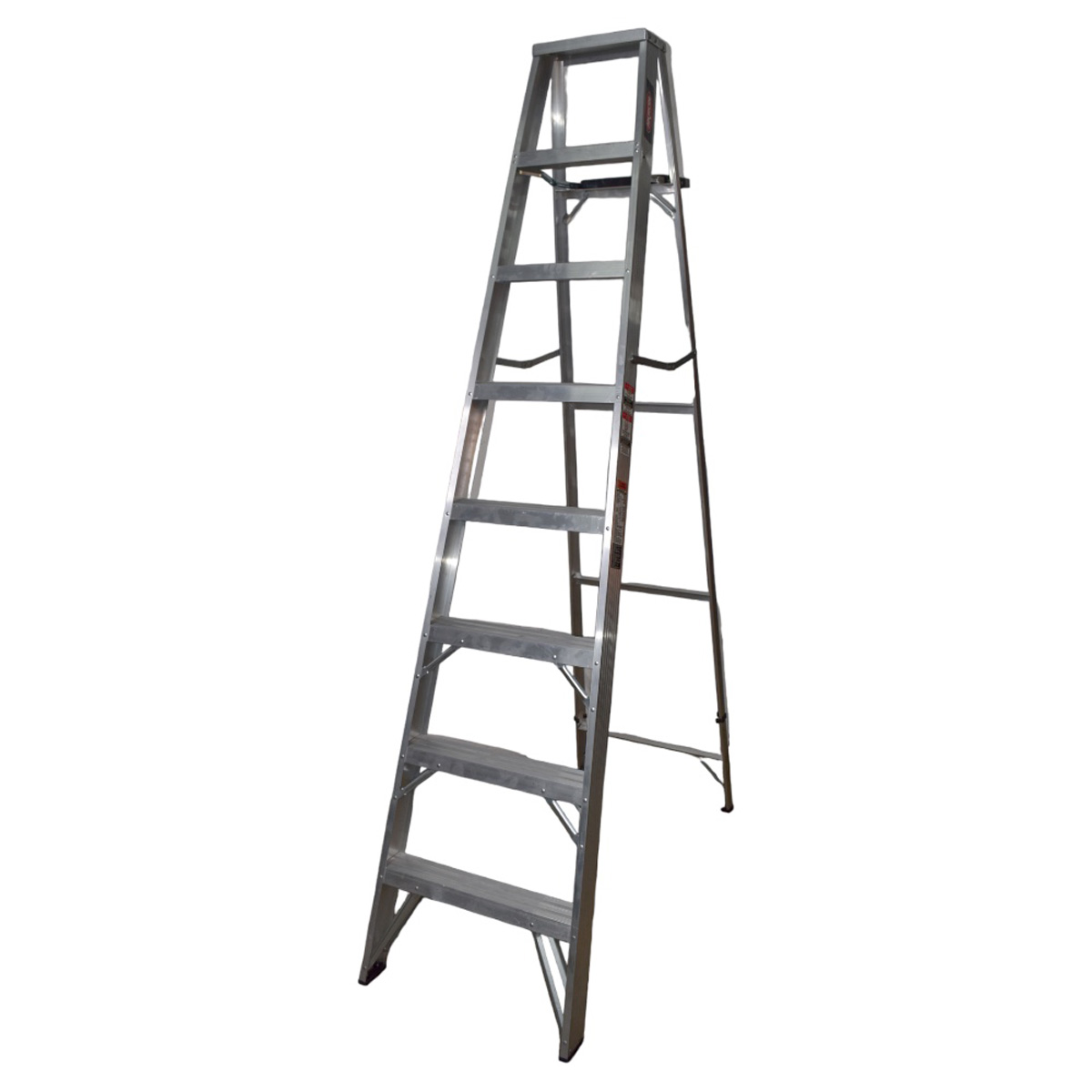Foto 1 | Escalera De Tijera Akron 77-25 | De Aluminio | Altura 2.31m | 7 Peldaños | Uso Profesional (tipo Ii) Con Porta