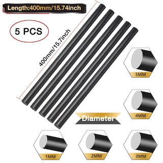Foto 6 | Varilla De Fibra De Carbono Arris De 9,0 Mm De Diámetro, 400 Mm De Largo, 5 Piezas - Venta Internacional.