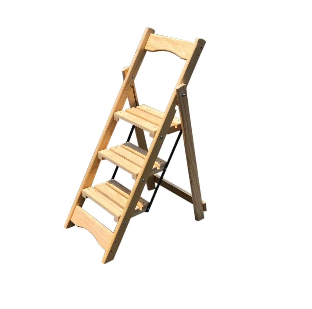 Foto 1 | Escalera Plegable de Madera Fsyar Café