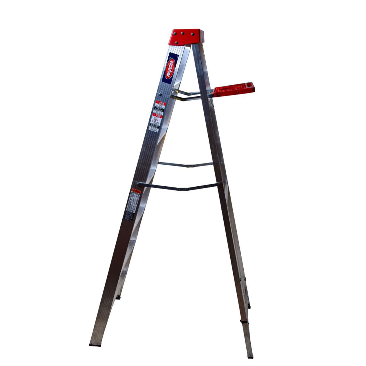 Foto 4 pulgar | Escalera De Tijera Akron 77-80 | De Aluminio | Altura 2.01m | 6 Peldaños | Uso Comercial (tipo Iii) Con Platafo