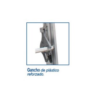 Foto 3 | Escalera Extension 20 Escalones Aluminio Gris Surtek